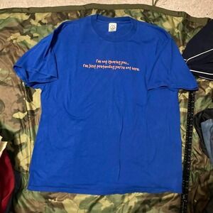 Vintage 00s sarcastic humor tee delta pro weight cotton size XL/23.5